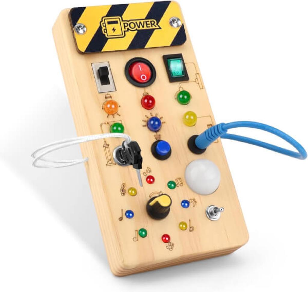 Busy board for toy toddlers