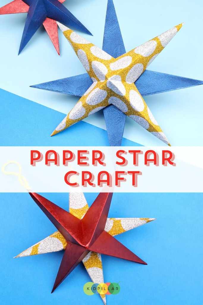 easy paper star for kids