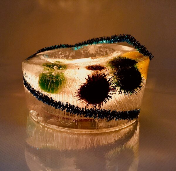 Ice Lanterns Sensory activities for kids