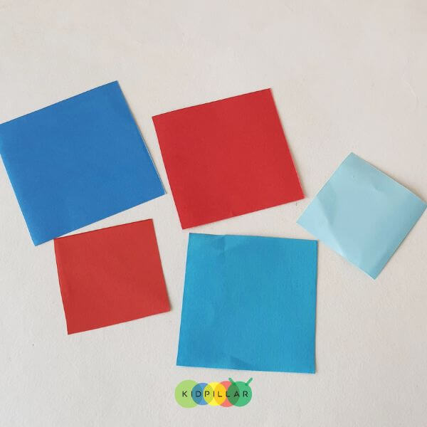 patriotic Star Wreath paper Craft