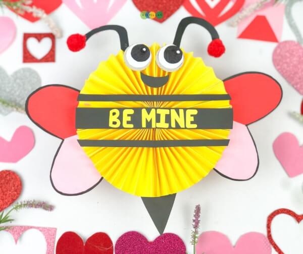 Valentine Bee craft