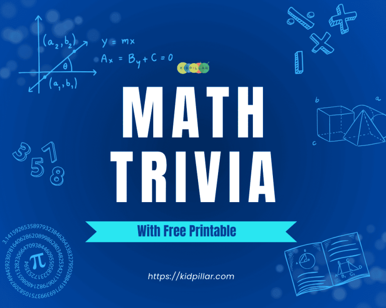 best math trivia questions for kids with answers
