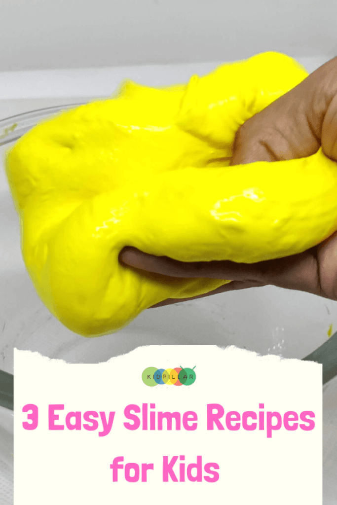 kindergarten activity ideas of making slime