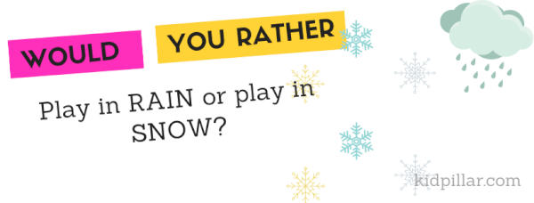 Would you rather game for kindergarten